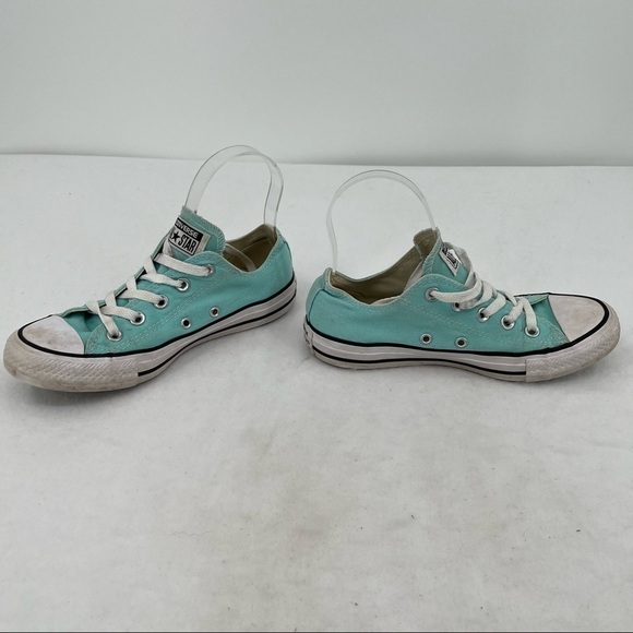 CONVERSE Womens Chuck Taylor All Stars Low top Blue lace up sneakers size: 6 - Picture 5 of 9
